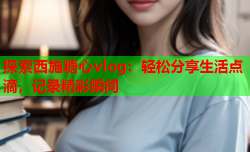 探索西施糖心vlog：轻松分享生活点滴，记录精彩瞬间