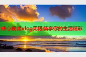 糖心视频vlog无限畅享你的生活精彩