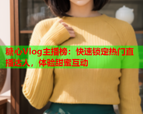 糖心Vlog主播榜：快速锁定热门直播达人，体验甜蜜互动  第1张